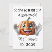 Helloween Einladungskarte (Vorderseite)