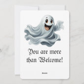 Helloween Einladungskarte (Rückseite)