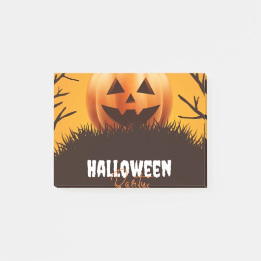 Helloween Post-it Klebezettel (Vorderseite)
