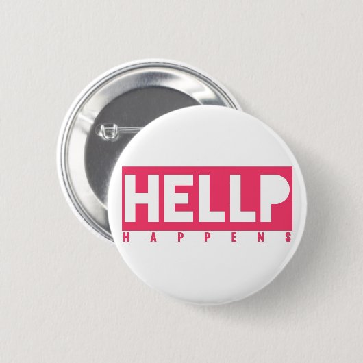 HELLP geschieht Button (Vorne & Hinten)