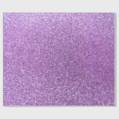 Hellpurpurner Glitter Geschenkpapier (Flach)
