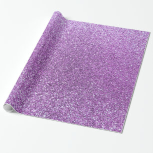 Hellpurpurner Glitter Geschenkpapier