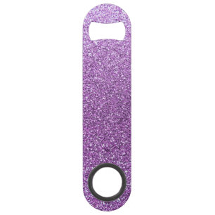 Hellpurpurner Glitter Speed Flaschenöffner
