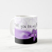 Hellpurpurner Wille sind Sie meine Kaffeetasse (Vorderseite Links)