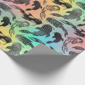 Hellrainbow Koi Niedliche Tiere Geschenkpapier (Ecke)