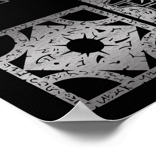 Hellraiser Puzzle Box entschlüsselt Poster (Ecke)