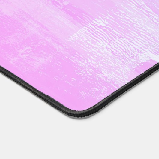 Hellrosa Abstrakt texturiert Schreibtischunterlage (Ecke)