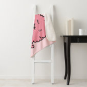 Hellrosa Afro Unicorn Sherpadecke (Beispiel)