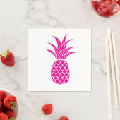 Hellrosa Ananas Napkin Serviette (Beispiel)