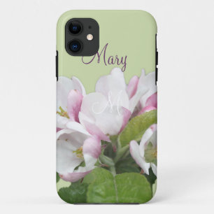 Hellrosa Apfelblüten vor grünem Hintergrund. Case-Mate iPhone Hülle