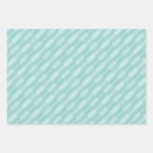 Hellrosa Aquamarines Wrapping Paper Flat Sheet Set Geschenkpapier Set (Vorderseite 3)