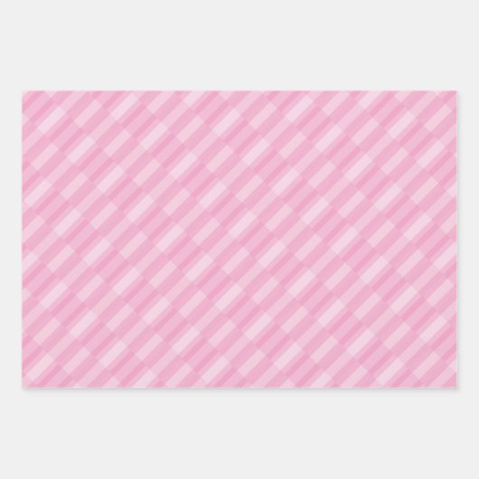 Hellrosa Aquamarines Wrapping Paper Flat Sheet Set Geschenkpapier Set (Vorderseite 2)