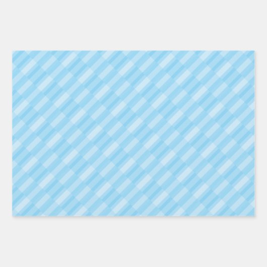 Hellrosa Aquamarines Wrapping Paper Flat Sheet Set Geschenkpapier Set (Vorderseite)