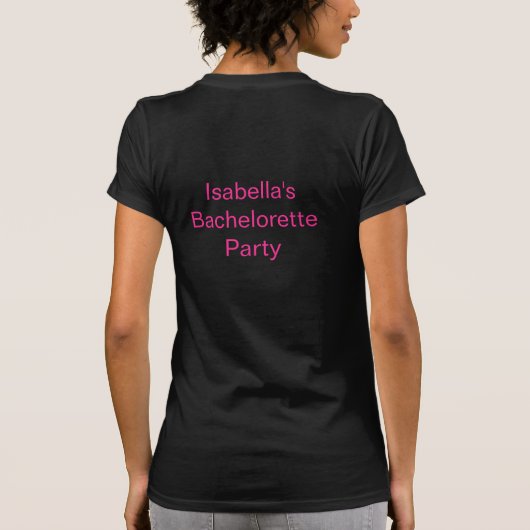 Hellrosa Babe T - Shirt (Rückseite)