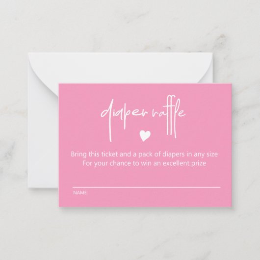 Hellrosa Babydusche Windelwaschmaschine Windelwann Mitteilungskarte (Vorderseite)