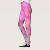 Hellrosa beeindruckende Kunst Leggings (Links)