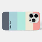 Hellrosa, beige gestylt, elegant elegant Case-Mate iPhone hülle (Rückseite (Horizontal))