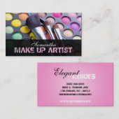 Hellrosa bilden Sie Künstler-Paletten-Visitenkarte Visitenkarte (Vorne/Hinten)