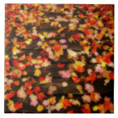 Hellrosa Blätter Fliese (Vorderseite)