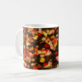 Hellrosa Blätter Kaffeetasse (Vorderseite Links)