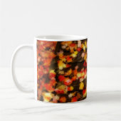 Hellrosa Blätter Kaffeetasse (Links)