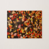 Hellrosa Blätter Puzzle (Horizontal)