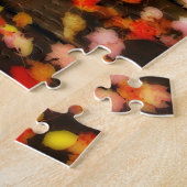 Hellrosa Blätter Puzzle (Seite)