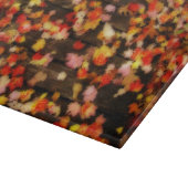 Hellrosa Blätter Schneidebrett (Ecke)