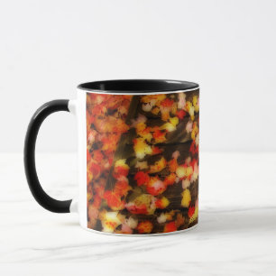 Hellrosa Blätter Tasse