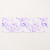 Hellrosa, blaue Yoga-Matte. Yogamatte (Vorderseite (Horizontal))