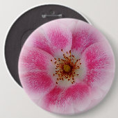 hellrosa Blume Button (Vorne & Hinten)
