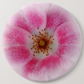 hellrosa Blume Button (Vorderseite)