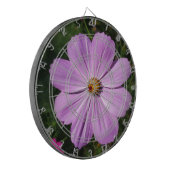 hellrosa Blume Dartscheibe (Vorderseite Links)