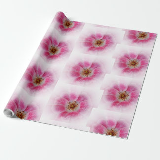 hellrosa Blume Geschenkpapier
