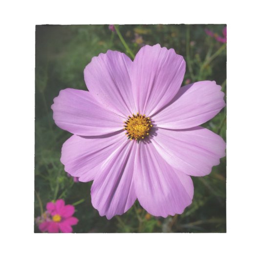 hellrosa Blume Notizblock (Vorderseite)