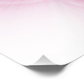 hellrosa Blume Poster (Ecke)