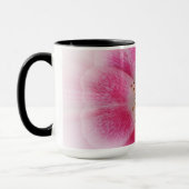 hellrosa Blume Tasse (Links)