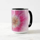 hellrosa Blume Tasse (VorderseiteRechts)