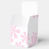 hellrosa Blume Weiß Stilgeschenk Geschenkschachtel (Geöffnet)