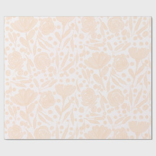 Hellrosa Blumenverpackungspapier Geschenkpapier