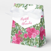 Hellrosa Blumenzehen Geschenkschachtel (Vorderseite)