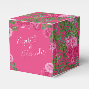 Hellrosa Blumenzehen Geschenkschachtel