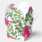 Hellrosa Blumenzehen Geschenkschachtel (Geöffnet)