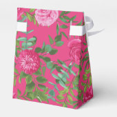 Hellrosa Blumenzehen Geschenkschachtel (Rückseite)