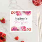 Hellrosa Brautparty Napkin Serviette (Beispiel)