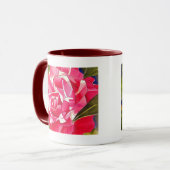 Hellrosa Camellia Blume Tasse Muttertag (Vorderseite Links)