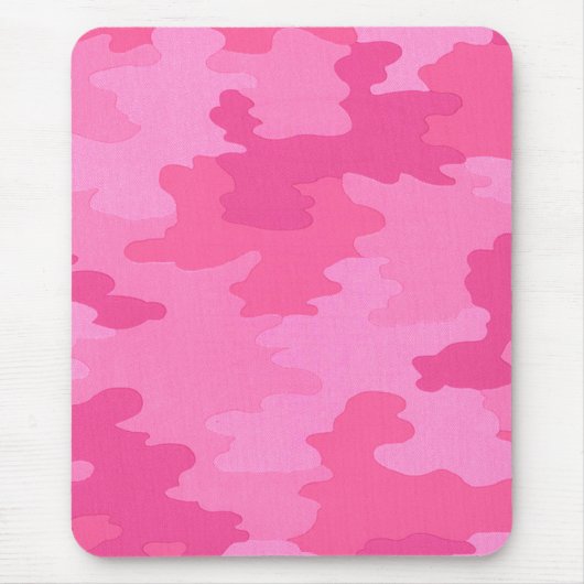 Hellrosa Camouflage Mouse Pad Mousepad (Vorne)