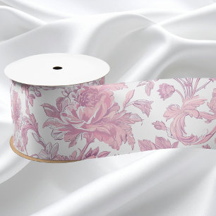 Hellrosa Chinoiserie Dekoupage Satinband
