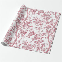 Hellrosa Chinoiserie-Reben-Toile-Gartenparty-Verpa
