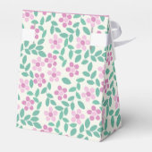 Hellrosa Daisies Babydusche Geschenkschachtel (Rückseite)